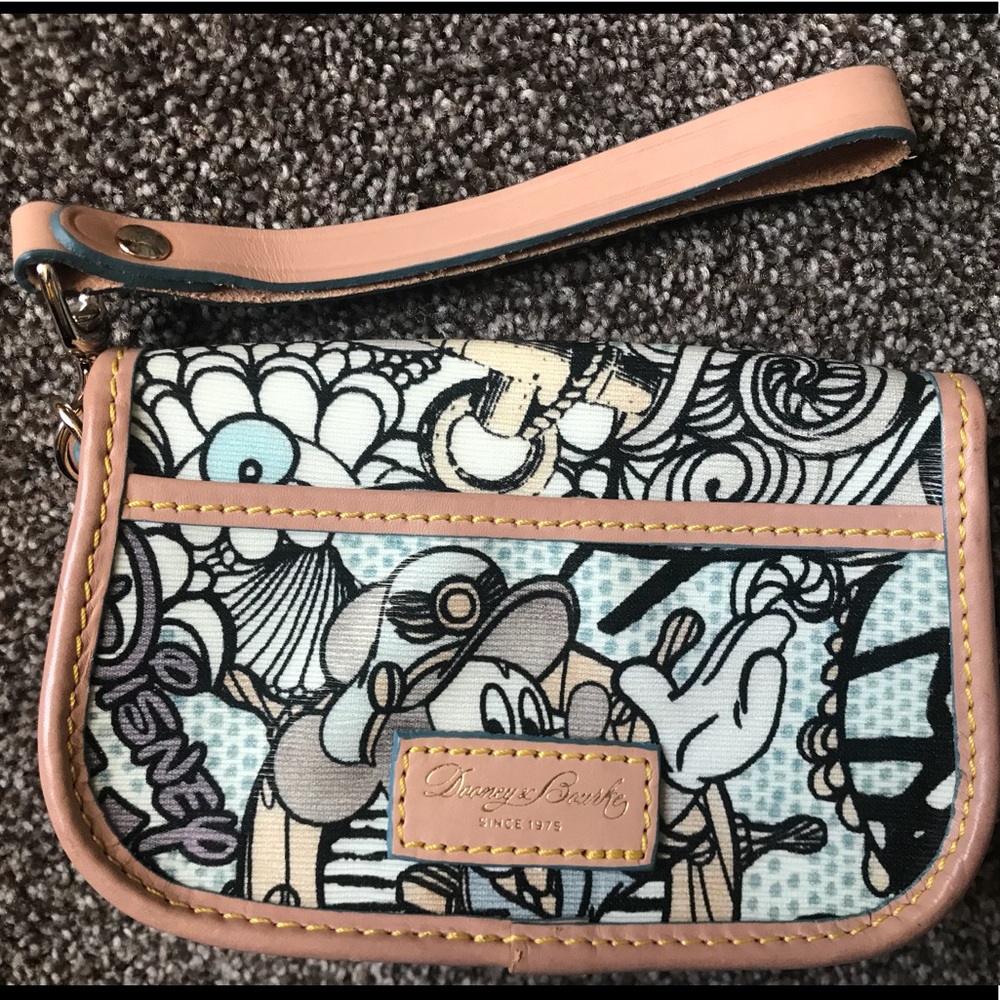 Disney Inaugural Fantasy Dooney & Bourke Wristlet